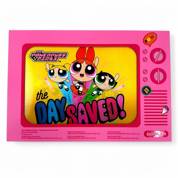 The Powerpuff Girls X SheGlam Makeup Set Complete Collection 11 Piece + Bracelet - Picture 9 of 14